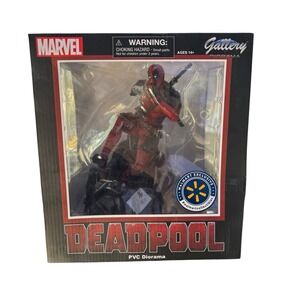 "MARVEL DIAMOND SELECT GALLERY" *DEADPOOL* PVC DIORAMA {WAL-MART EXCLUSIVE 2020}